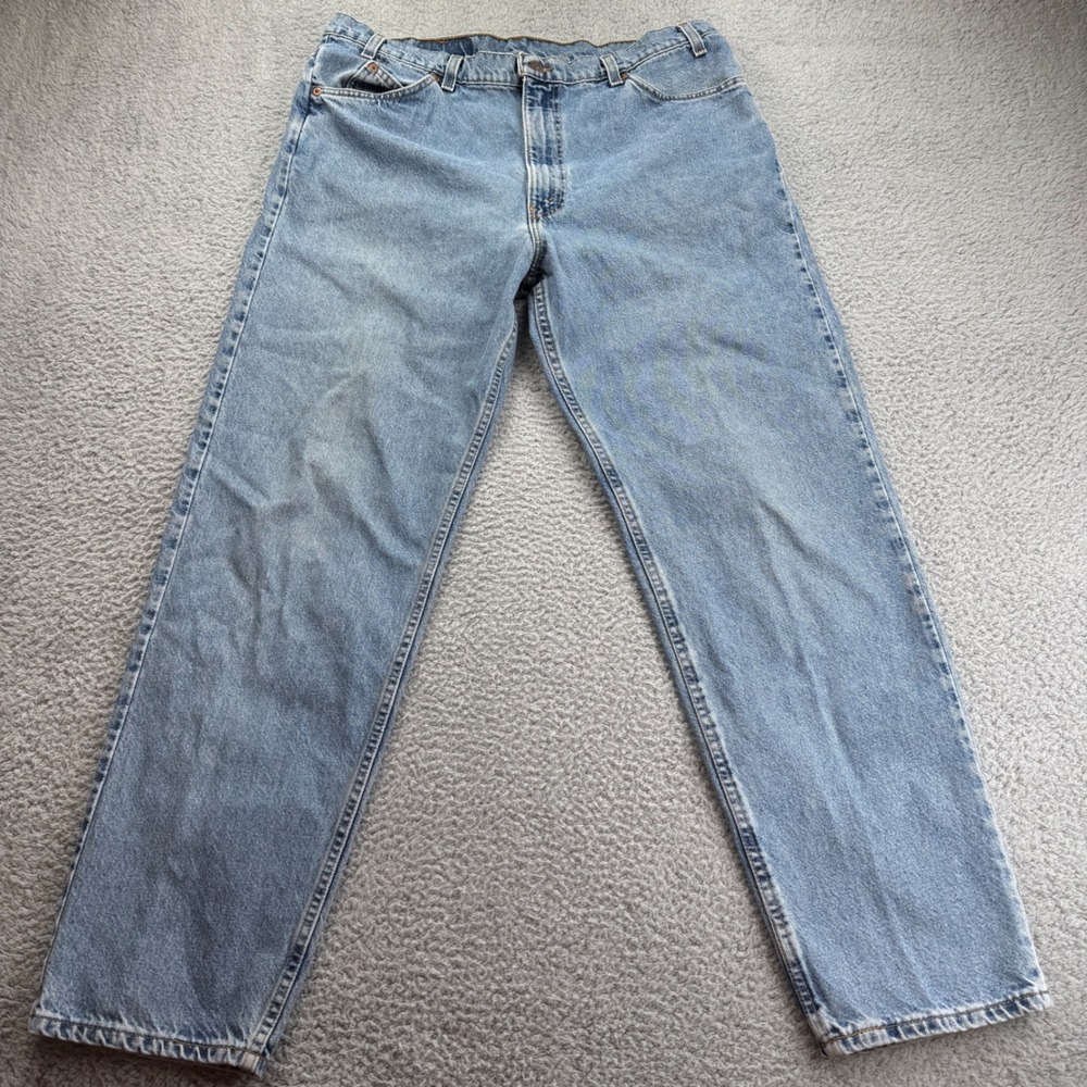 Vtg Levis 553 Jeans Mens‎ 40x34 Actual 38x32 Relaxed Fit Faded 90s White Tab USA